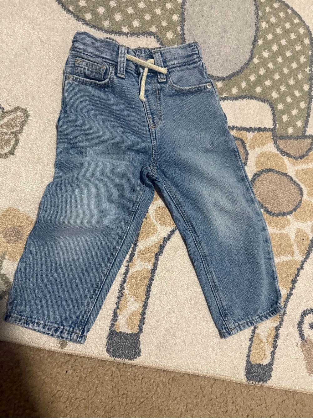 Old Navy Boys Light Blue Denim Pull-On Jeans